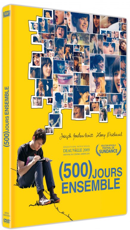 Visuels des DVD et Blu-Ray de 500 Jours ensemble