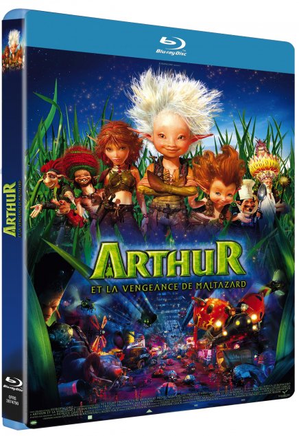 Visuels des édition Blu-Ray d'Arthur et la vengeance de Maltazard