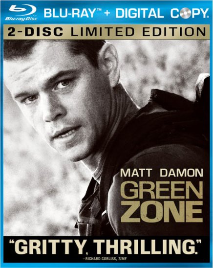 Tout sur les DVD et Blu-ray américains de Green Zone avec Matt Damon