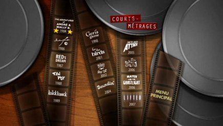 La collection des courts métrages Pixar