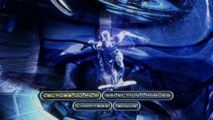 Les 4 Fantastiques et le Surfer d'argent en DVD : tous les menus