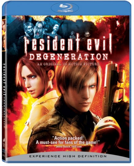 Resident Evil Degeneration en Blu-ray et DVD