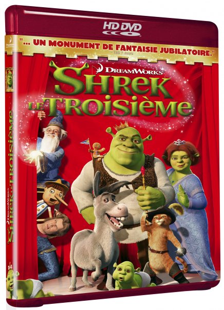 Shrek 3 HD-DVD: Contenu, Date et Visuel