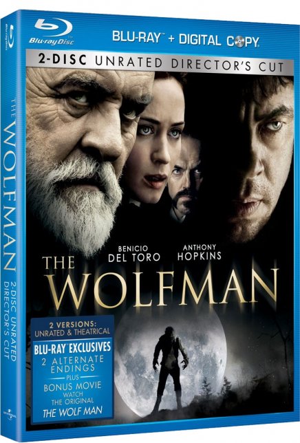 Tout sur les DVD et Blu-ray américains du Wolfman de Joe Johnston