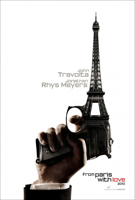Première affiche du film From Paris With Love avec John Travolta Première affiche du film From Paris With Love avec John Travolta