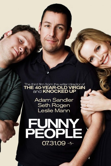 Critique du film Critique du film Funny People, de Judd Apatow avec Adam Sandler et Seth Rogen, de Judd Apatow avec Adam Sandler et Seth Rogen