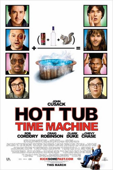 Une affiche pour Hot Tub Time Machine