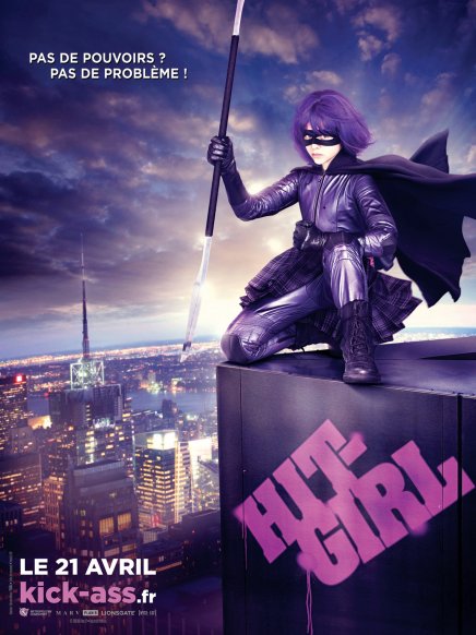 Le poster de Hit Girl pour le film Kick Ass de Matthew Vaughn