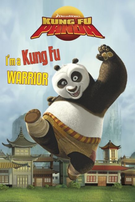 Kung Fu Panda en trois affiches
