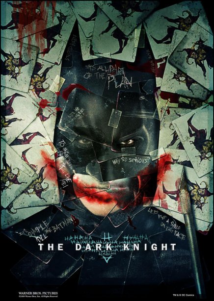 The Dark Knight : Le Joker détourne les affiches