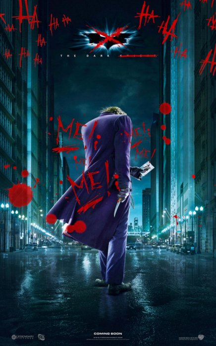 The Dark Knight : Le Joker détourne les affiches