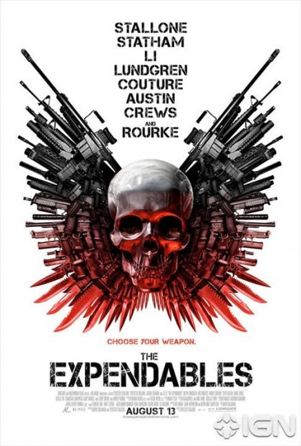 Trois affiches de The Expendables de Sylvester Stallone Trois affiches de The Expendables de Sylvester Stallone
