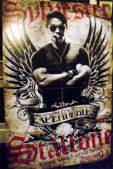 Trois affiches de The Expendables de Sylvester Stallone