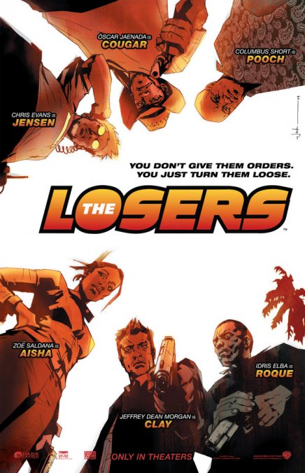 Première image de Zoe Saldana dans The Losers