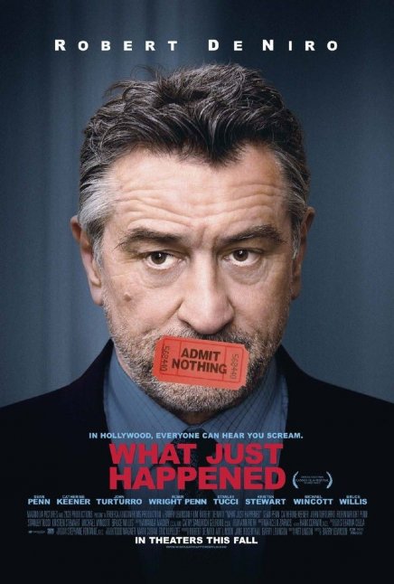 What just happened ? : première affiche