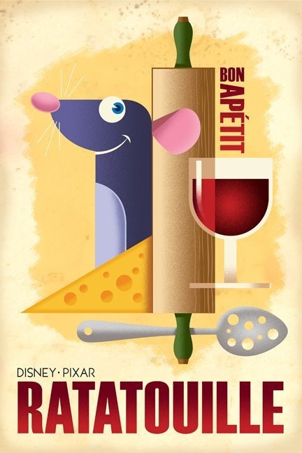 Pixar affiché par Eric Tan