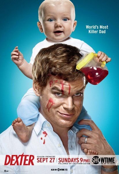Carteles Dexter temporada 4, héroes temporada 4 y The Beautiful Life
